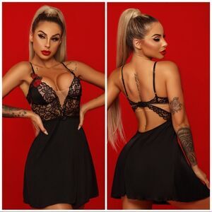 💝 NEW Bella Brazilian baby doll lingerie set